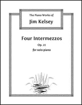 Four Intermezzos, Op. 21 piano sheet music cover